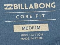 Billabong Mens Shirt Medium Blue Red Green Short Sleeve Slim Sunset Graphic