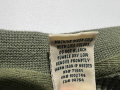 LL Bean Thermal Henley Shirt Mens 3XLT Green Chunky Waffle Knit Y2K Big & Tall