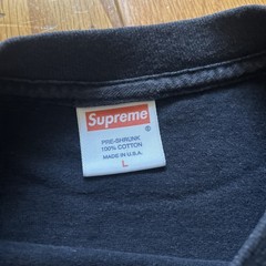 Used Supreme Bitch Please Tee T-Shirt Black Size Large