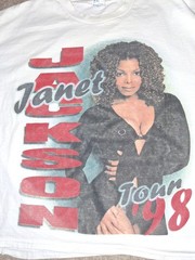 Janet Jackson Tour Shirt Vintage Usher Rare XL 1998 See Measurements