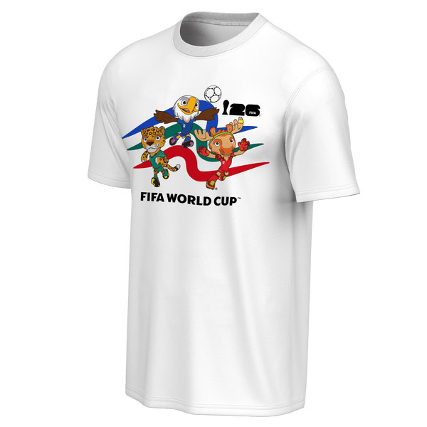 T-shirt Logo Mascottes World Cup 2026, Cottton T-Shirt