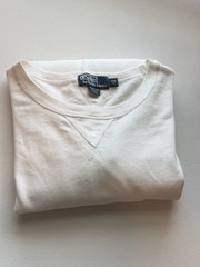 Polo Ralph Lauren Men’s 2XB Big White Long Sleeve Crew Neck Shirt Green Pony