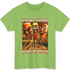 Tung Tung Tung Sahur Funny Meme Brainrot Humor Gen Z Unisex T-Shirt