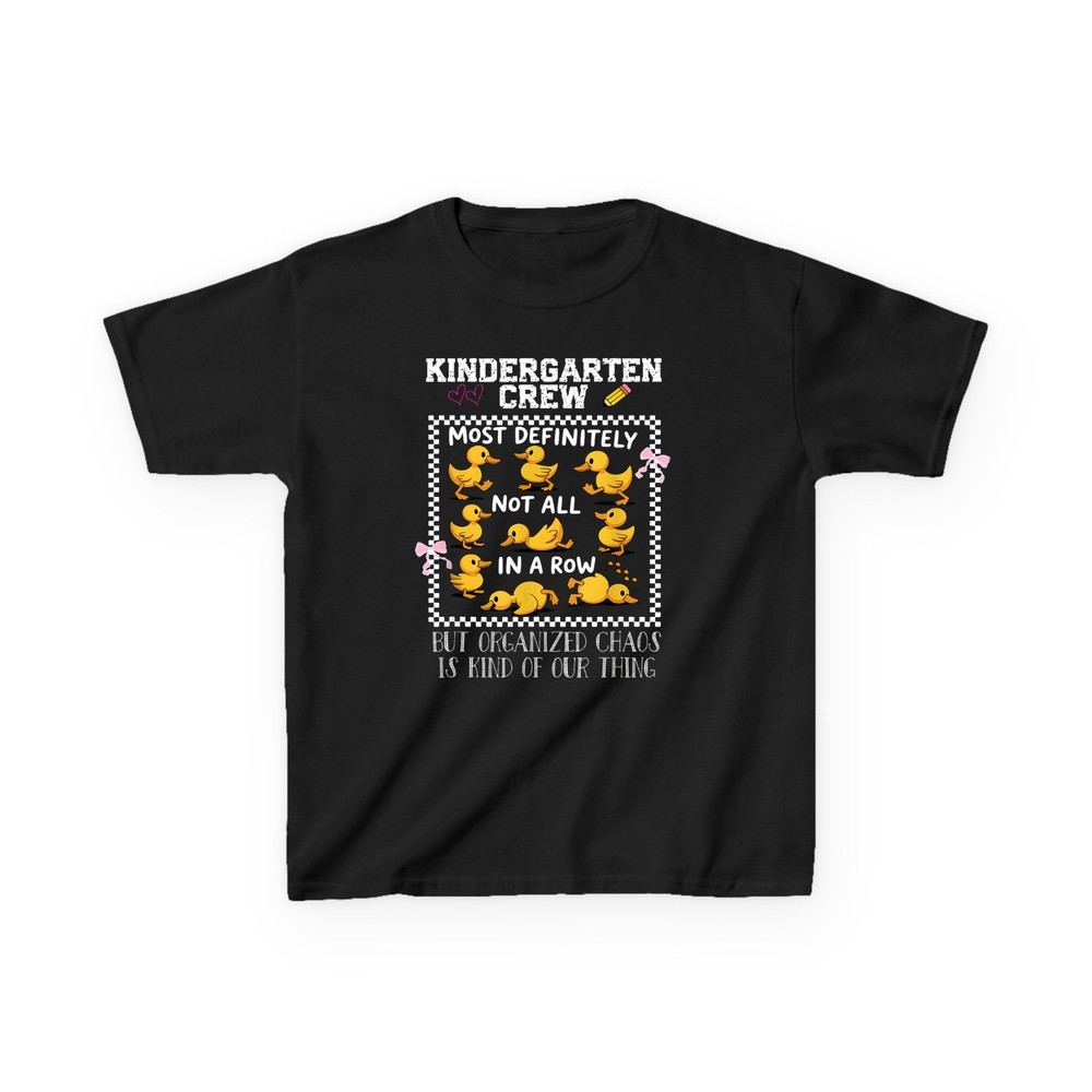 Most Definitely Not All In A Row Kindergarten Teacher T-Shirt