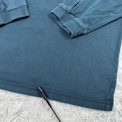 Kuhl Shirt Mens Medium Teal Kommando Crew Neck Long Sleeve Zipped Pocket Tee M