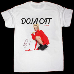Candy Doja Cat Signature Gift White Unisex T-Shirt All Size AL306