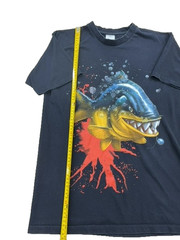 B&C Collection Unisex Black Piranha Exact 196 T-Shirt Size S