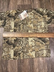 Vintage Ace Sportswear Shirt Size 3XL Sniper Camo Short Sleeve Hunting USA 90s
