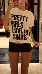 Pretty Girls Love My Swag Funny T – Shirt Confident Bold Graphic Tee Unisex