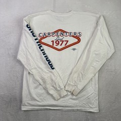 Bayside Las Vegas Carpenters Brotherhood Union White LS Graphic Shirt Men’s LG