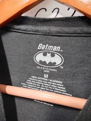 Batman DC Comics Big Face Print Size M Graphic Shirt Pre Owned A360