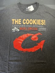 Cookies Brand Weednutz SS Men’s Size 2XL Charcoal Heather Graphic Tee BNWT