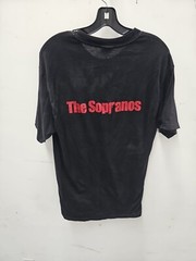 Vtg The Sopranos Men Black T Shirt TV Show Promo Tony T-Shirt Large
