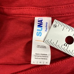 Suna Mens Milwaukee Motorcycle Rally T Shirt 2018 Red Short Sleeve Size Large