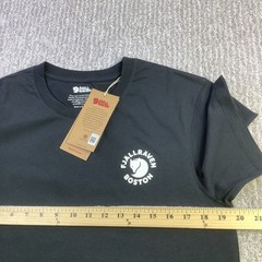 Fjallraven Kanken T-shirt Boston Black Organic Cotton Unisex Size XS NWT