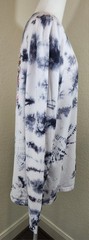Reef Shirt Mens Large Black Tie Dye Long Sleeve Hang Ten Graphic Surf Beach