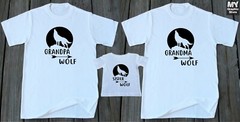 Wolf T-shirt Family Matching Tee Daddy Mommy Baby Grandpa Grandma Uncle Gift
