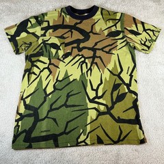 Predator Camo Pocket T-Shirt Mens XL Green Brown Branch Camouflage Hunting Tee