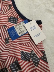 Hurley Men’s Flag Four Corners Tank Top Shirt Size Large NWT NEW