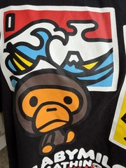 NWOT Rare BAPE Japan Art Baby Milo Tee in Black Size 2XL