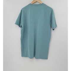 Mountain Warehouse Men’s Henley Shirt Turquoise Organic Cotton Sz L Sustainable