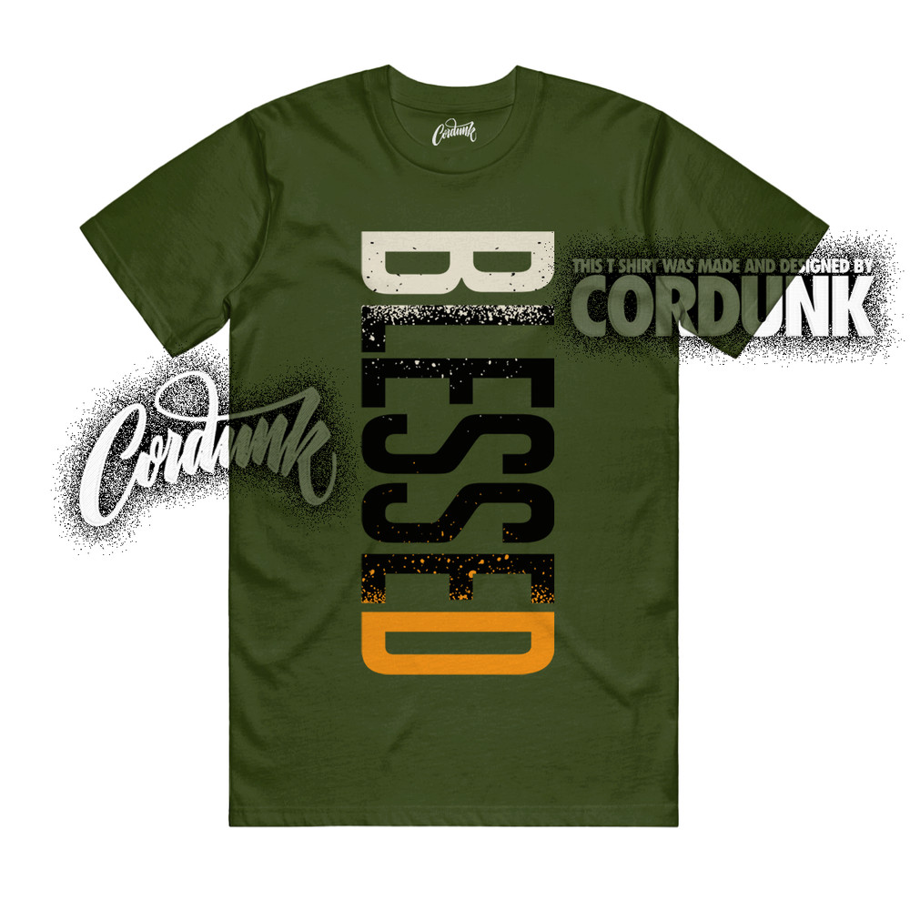 4 Deep Green Clementine Black Sail OG SP Olive T Shirt Match VERTBLS