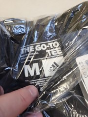 Adidas men’s workout the go to tee shirt Black 100% Cotton New M