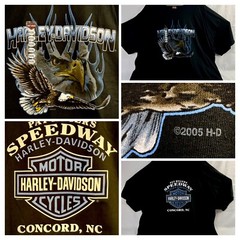 2005 Harley Davidson XXXXXL 5XL Pat Rogers Speedway Concord, NC T-Shirt Beefy-T