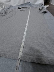 SKU 100% Organic Cotton Minimalist V-Neck T-shit Size XXL