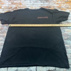 Salt Life Shirt Adult M Black Pocket Fishing Beach Casual Outdoor Tee Mens