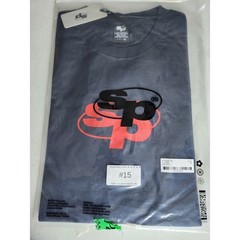 NWT Seoul Projects SP Sport Tee Navy Blue Red Logo T-Shirt SS XL