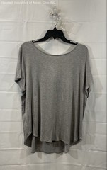 Philosophy Women’s Tee T-Shirt Gray Heather High-Low Scoop Neck NWT Sz 1X