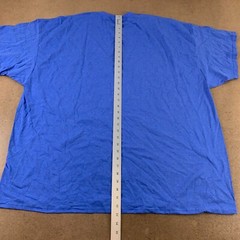 Port & Company Core Cotton Men’s 4XL Blue Heather Short Sleeve Crew Neck Tee New