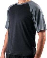 Men’s UPF 50 Short Sleeve Swim Rash Guard Sun Protection Shirt Quick Dry