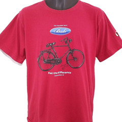 Bali Bicycle T Shirt Mens Size Medium Red Krisna Indonesia Always Loving You
