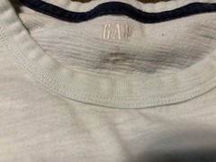 Gap Mens Vintage Pocket Short Sleeve Tshirt Everyday Light Green Striped Size L