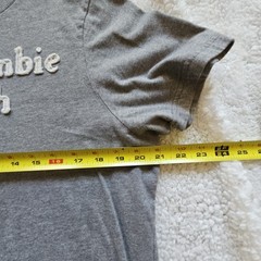 Vtg Y2K Abercrombie & Fitch Mens XL Muscle Big Moose T-Shirt Grey Applique Tee