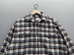 Jachs Mens Beige Plaid Shirt Collared Button Down Long Sleeve Size Large