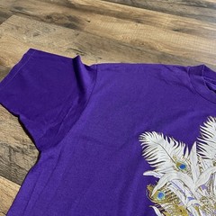 VTG Mardi Gras New Orleans Puff Print Graphic Mardi Gras Mask T-Shirt Mens XXL