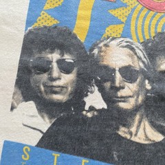 Rolling Stones Steel Wheels 1989 Shea Stadium Concert T Shirt Single Stitch USA