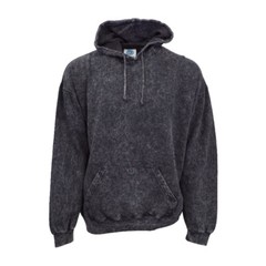 COLOR TONE MENS VINTAGE WASH PLAIN PULLOVER HOODY