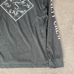 Salty Crew T Shirt Men Large UPF 40+Technical Long Sleeve Tackle Fishing Blue