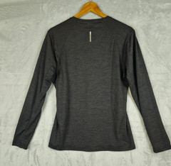REI Co Op T Shirt Small Dark Gray Base Layer Long Sleeve Stretch Outdoor Hiking