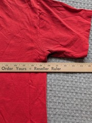 Vintage B.U.M Respect Shirt Mens Medium Red Dragon Single Stitch 1998 90s Y2K