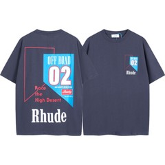 🎁🎁33Style Men Women RHUDE High Quality Cotton Short Sleeve Polo T-Shirt S-2XL