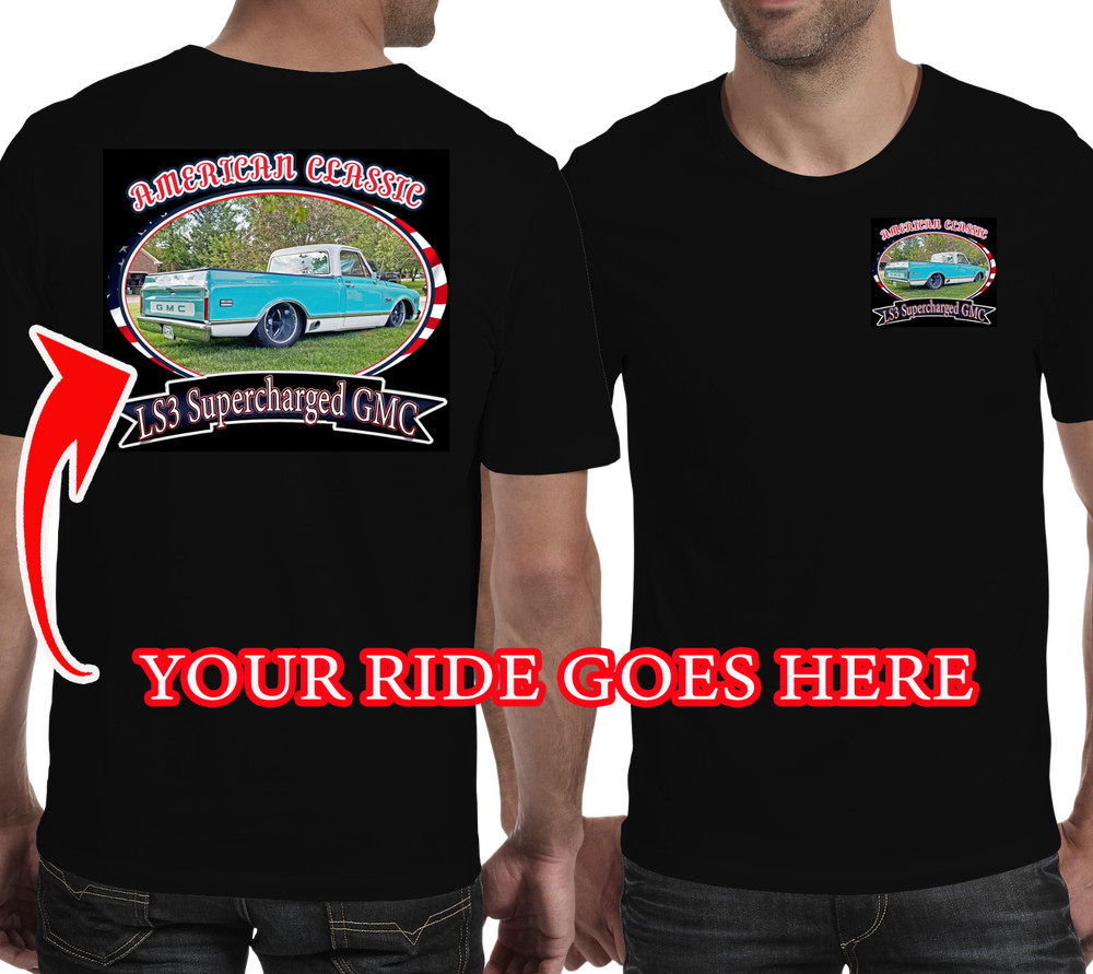Your Custom Car T-shirts, Personalized t-shirt, AMERICAN CLASSIC #2 DESIGN