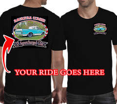 Your Custom Car T-shirts, Personalized t-shirt, AMERICAN CLASSIC #2 DESIGN