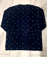 Lacoste Men’s Sleepwear Thermal Long Sleeve T-Shirt Navy Blue New