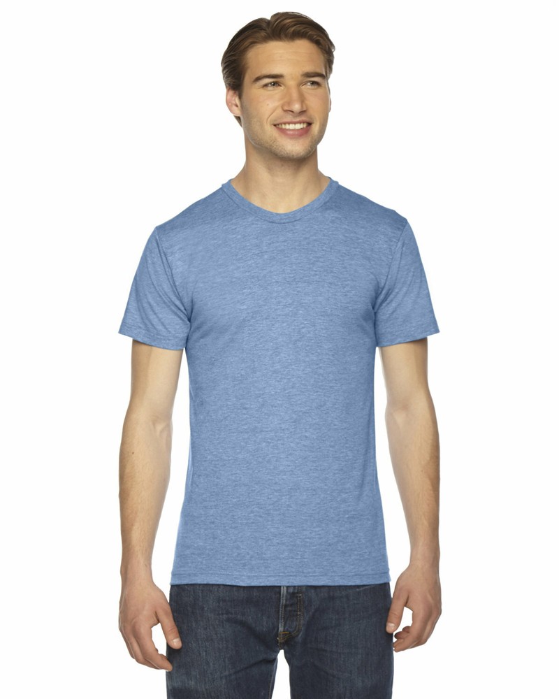 American Apparel Unisex Polyester/Cotton/Rayon Triblend Track T Shirt TR401