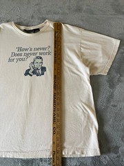 Vintage Y2K Hows Never Graphic TShirt XL Short Sleeve No Boundaries Grunge Humor